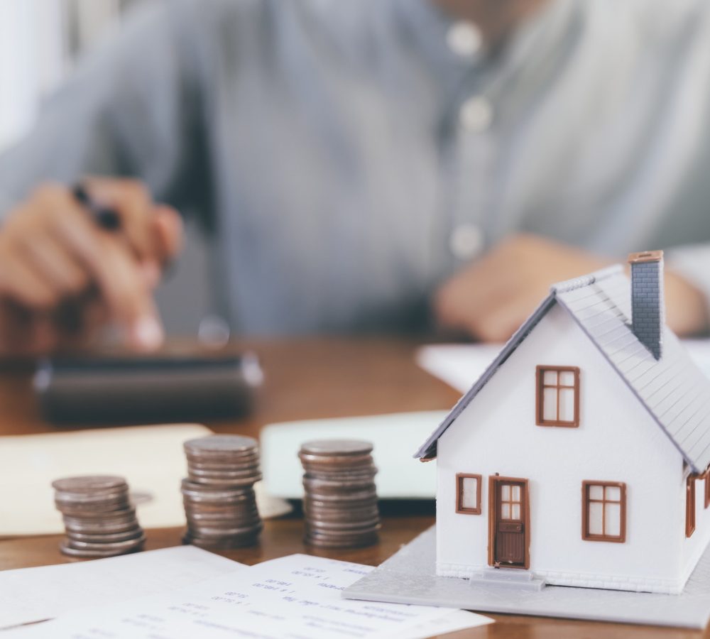 Property investment and mortgage financial concept. Property investment and mortgage financial concept.